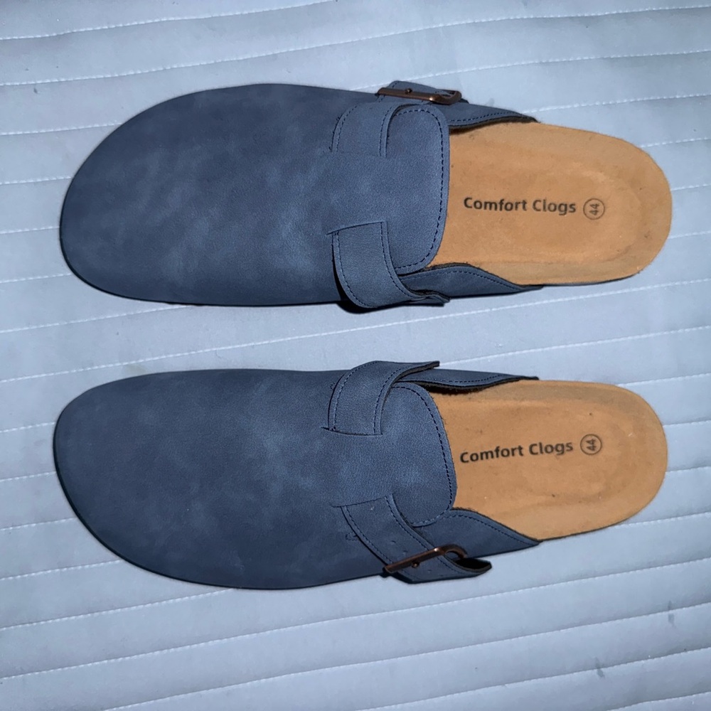 Comfort Clogs Blue Slip-On Shoes